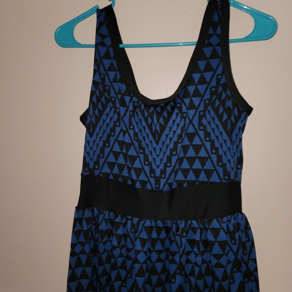 Bebop ruched A Line color block dress - Picture 2 of 5